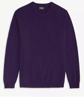 Club Room Men's Purple Crewneck Sweater